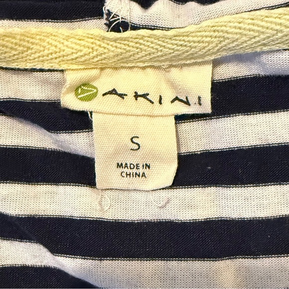 Navy and White Striped Women's Tunic/swim suit cover - Picture 4 of 4